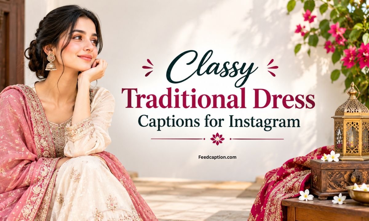 Classy Traditional Dress Captions for Instagram