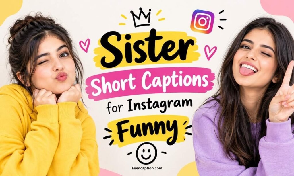 Sister Short Captions for Instagram Funny