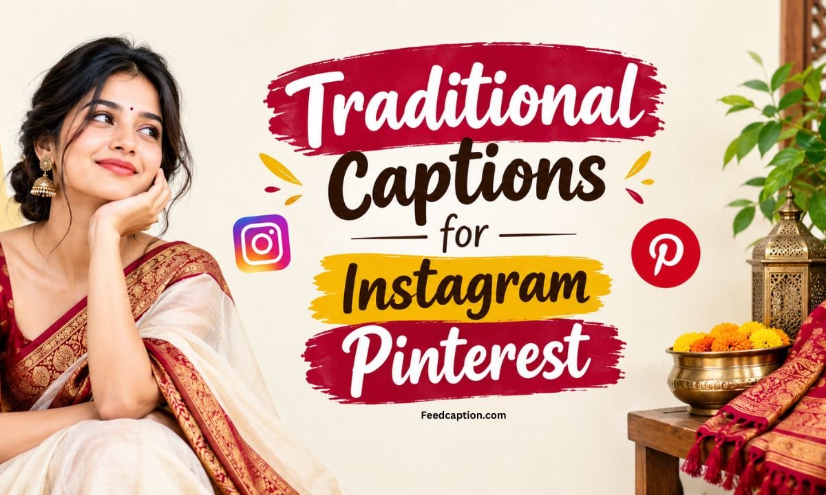 Traditional Captions for Instagram Pinterest