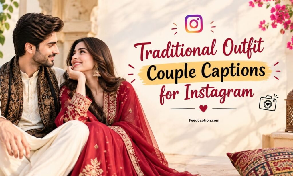 Traditional Outfit Couple Captions for Instagram