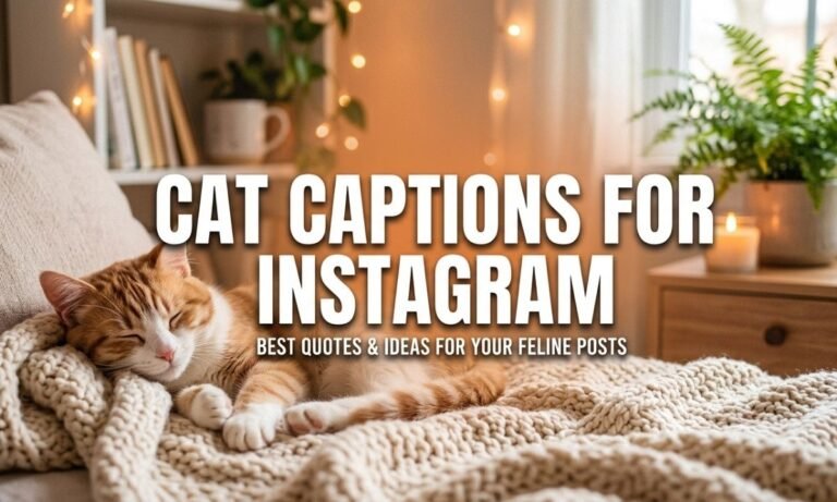 Cat Captions for Instagram