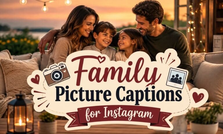 Family Picture Captions for Instagram