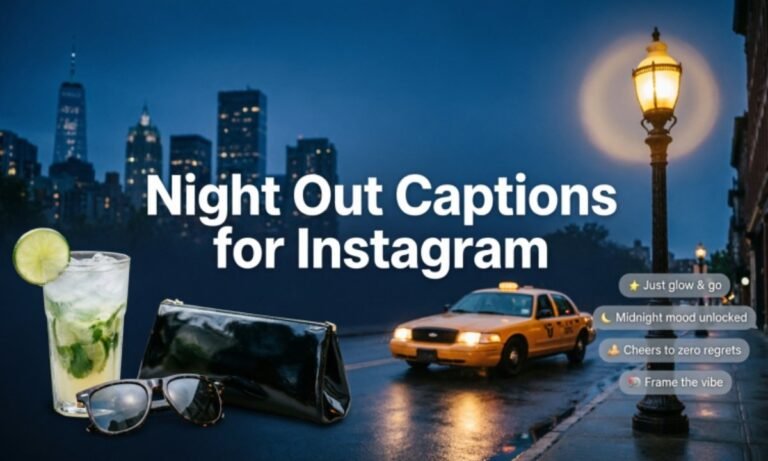 Night Out Captions for Instagram