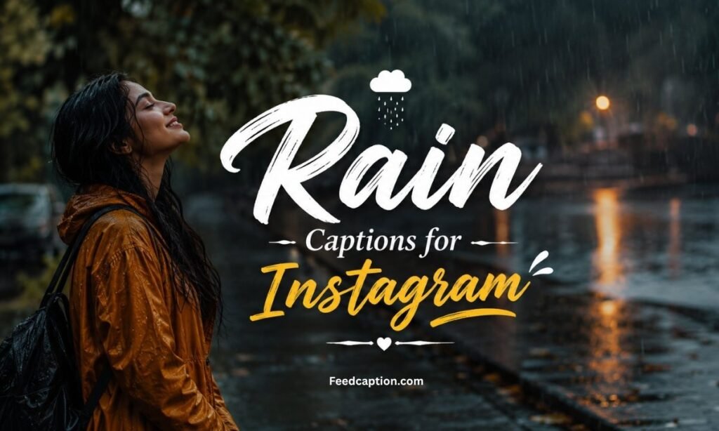 Rain Captions for Instagram