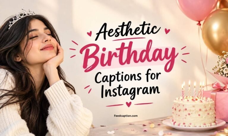 Aesthetic Birthday Captions for Instagram
