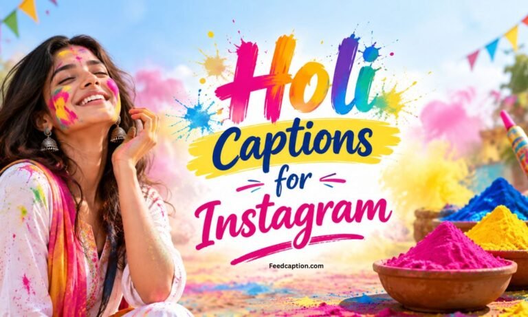 Holi Captions for Instagram