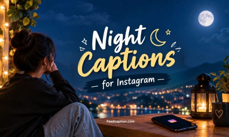 Night Captions for Instagram