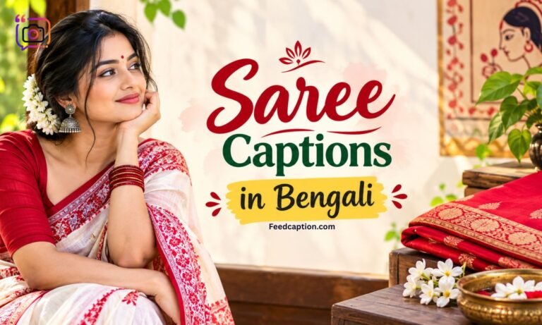 Saree Captions in Bengali