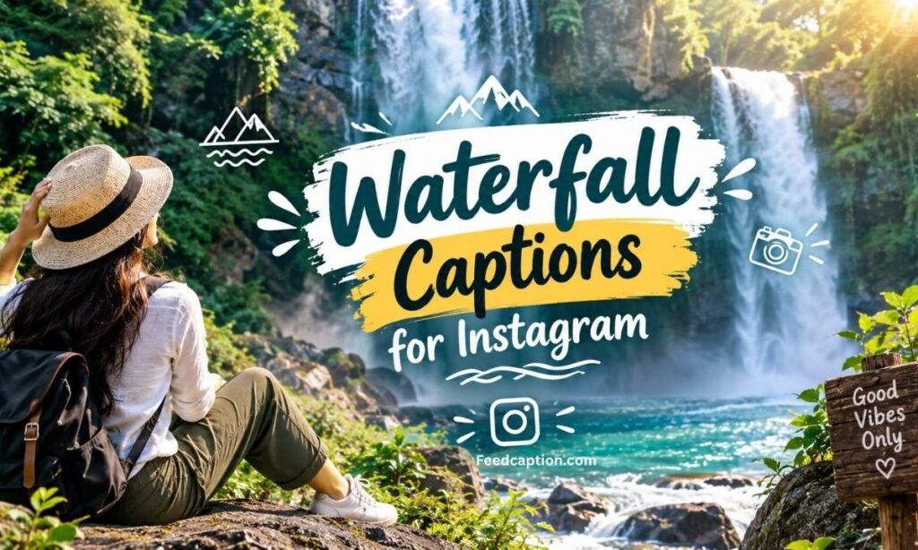 Waterfall Captions for Instagram