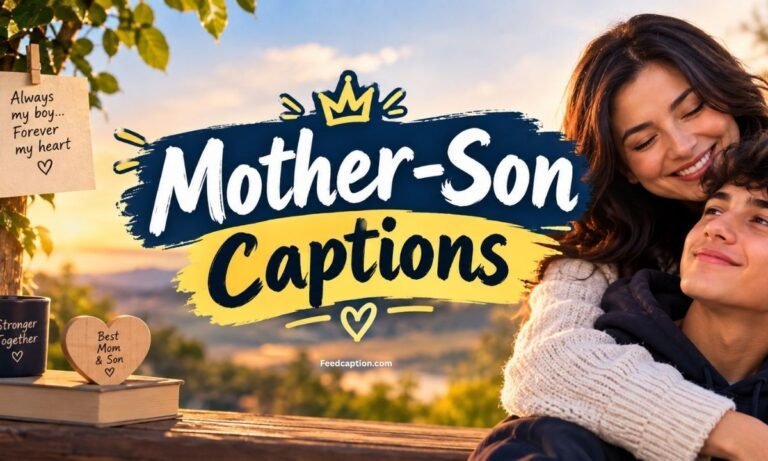 Mother-Son Captions
